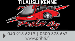 Tilausliikenne Prihti Oy logo